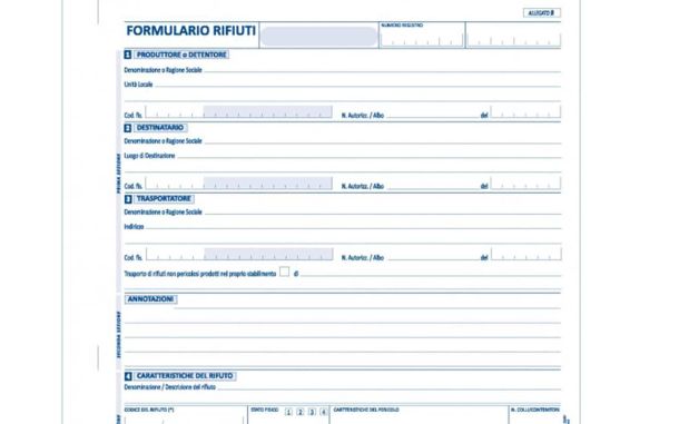 07 La compilazione del formulario per smaltimento rottami ferrosi